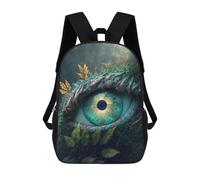 sinyumoney Enchanted Forest Eye Zaini Per Bambini Zaino Scolastico Borsa Scolastica Stampata in 3D Borsa Scolastica Per Ragazzi Studenti Delle Scuole Elementari E Medie 17inch