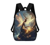 sinyumoney Enchanted Forest Fairy - Zaino da viaggio per bambini con stampa a zaino per bambini e adulti, Stile-19-1, 17"