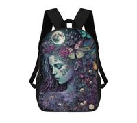 sinyumoney Enchanted Moonlit Garden Zaini Casual Per Bambini, Borse Scolastiche Per Ragazzi E Ragazze, Zaini Per Libri, Zaini 17inch