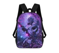 sinyumoney Enchanted Night Dragon Pond - Zaini per bambini con stampa 3D, alla moda, per il tempo libero, zaini da viaggio, per ragazzi e ragazze, Style-10, 17"
