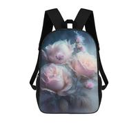 sinyumoney Enchanted Rose Fantasy Zaino Per Bambini, Zaino Scolastico Stampato in 3D, Zaino Per Ragazzi E Ragazze, Borsa Scolastica Regolabile Per La Scuola Primaria 17inch