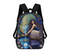 sinyumoney Enchanted Waterfall Serenity Zaino Scolastico Stampato in 3D Zaino Scolastico Per Bambini Zaini Scolastici Zaini Da Viaggio Borsa Casual Alla Moda Per Bambini Studenti Scolastici 17inch