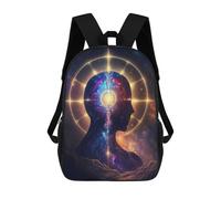 sinyumoney Esoteric Zen Universe V1 Zaino Scolastico Per Bambini, Borsa Scolastica Stampata in 3D Per Ragazzi, Studenti Delle Scuole Elementari E Medie 17inch