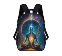 sinyumoney Esoteric Zen Universe V6 Zaini Stampati in 3D, Borsa Scolastica Casual Per Bambini, Borsa Scolastica Alla Moda Per Ragazzi, Studenti Delle Scuole Medie 17inch