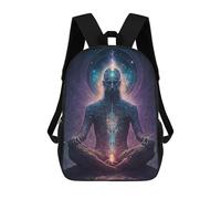 sinyumoney Esoteric Zen Universe V8 Zaino Per Bambini, Borsa Scolastica Per Ragazzi E Adolescenti, Regalo, Zaino Da Viaggio, Zaino Scolastico, Borsa Per Libri 17inch