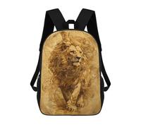 sinyumoney Ethereal Lion Zaino Per Bambini, Borsa Scolastica Per Ragazzi E Adolescenti, Regalo, Zaino Da Viaggio, Zaino Scolastico, Borsa Per Libri 17inch