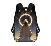 sinyumoney Faceless Celestial Being Zaino Scolastico Zaino Per Bambini Borsa Scolastica Di Grande Capacità Zaino Per Bambini Per La Scuola Zaino 3D Borsa Per Libri Regali Per Bambini 17inch