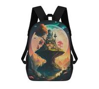 sinyumoney Fantasy Floating Island -4 Zaini Per Bambini, Borsa Scolastica Stampata in 3D, Zaino Per Bambini, Zaini Da Viaggio, Borse Per Bambini, Borse Per Libri, Borsa Scolastica Per Bambini 17inch