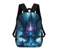 sinyumoney Fantasy Forest Tree Zaini Per Bambini, Zaini Scolastici Personalizzati 3D Per Ragazzi E Ragazze, Zaini Scolastici Grandi, Zaini Casual Da Giorno 17inch