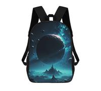 sinyumoney Fantasy Galaxy Zaino Scolastico Per Bambini, Stampato in 3D, Borsa Scolastica Alla Moda, Borsa Scolastica Casual Per Ragazzi, Studenti Delle Scuole Elementari E Medie 17inch