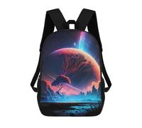sinyumoney Fantasy Planet Connection Stampa Zaino Per Bambini, Borsa Scolastica Per Adulti E Bambini, Zaino Da Viaggio Per Tutti I Giorni 17inch