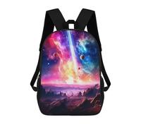 sinyumoney Fantasy Space Scene Zaino Scolastico Zaino Per Bambini Borsa Scolastica Di Grande Capacità Zaino Per Bambini Per La Scuola Zaino 3D Borsa Per Libri Regali Per Bambini 17inch