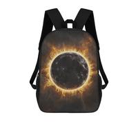 sinyumoney Fiery Planet Zaino Scolastico Per Bambini, Stampato in 3D, Borsa Scolastica Alla Moda, Borsa Scolastica Casual Per Ragazzi, Studenti Delle Scuole Elementari E Medie 17inch
