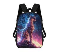 sinyumoney Fire And Ghost Zaino Per La Scuola Stampato in 3D Borsa Scolastica Per Ragazzi E Ragazze Zaino Per Bambini Zaino Da Viaggio 17inch