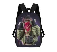 sinyumoney Flamingo Zaino Per Bambini Stampa 3D Borsa Scuola Per Ragazzi E Ragazze Zaino Alla Moda E Casual Per Studenti, Asap Iwazaru, 17"
