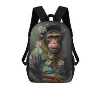 sinyumoney Flamingo Zaino Per Bambini Stampa 3D Borsa Scuola Per Ragazzi E Ragazze Zaino Alla Moda E Casual Per Studenti, A Photo Before The Party, 17"