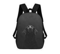 sinyumoney FlatCoated Retriever Water Zaino Per Bambini Alla Moda E Divertente, Zaino Per Ragazzi E Adolescenti, Borsa Da Scuola Stampa 3D Per Ragazzi, Flat-coated Retriever Photography, 17"
