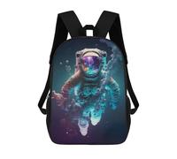 sinyumoney Floating In Outer Space Zaino Scolastico Stampato in 3D, Borse Scolastiche Per Ragazzi E Ragazze, Zaino Per Laptop Per Bambini/studenti/adulti 17inch