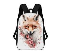 sinyumoney Fox Zaino Scolastico Stampato in 3D, Borse Scolastiche Per Ragazzi E Ragazze, Zaino Per Laptop Per Bambini/studenti/adulti 17inch