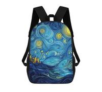 sinyumoney Fuji Cherry Blossom Supra MK4 Zaino scolastico per adolescenti, stampa 3D, regolabile, con tasche alla moda, per bambini, ragazzi, ragazze, studenti e adolescenti, Starry Night Inspired