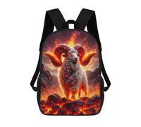 sinyumoney Fuji Cherry Blossom Supra MK4 Zaino scolastico per adolescenti, stampa 3D, regolabile, con tasche alla moda, per bambini, ragazzi, ragazze, studenti e adolescenti, Fiery Ram, 17"