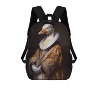 sinyumoney Funny Duck Stampa Zaino Per Bambini, Borsa Scolastica Per Adulti E Bambini, Zaino Da Viaggio Per Tutti I Giorni 17inch