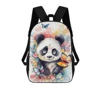 sinyumoney Funny Little Panda Bear Zaino Impermeabile Per Computer, Zaino Per Campus, Attività All'aperto, Viaggi E Sport 17inch