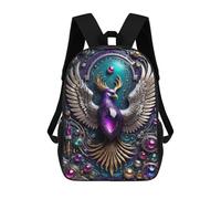 sinyumoney Future Steampunk Phoenix Stampa Zaino Per Bambini, Borsa Scolastica Per Adulti E Bambini, Zaino Da Viaggio Per Tutti I Giorni 17inch