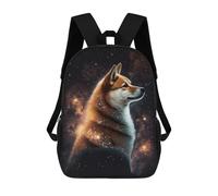 sinyumoney Galactic German Shepherd Art Print -3 Zaini Per Bambini, Zaino Scuola Stampato 3D Per Bambini, Zaino Da Viaggio, Borsa Per Libri Per Bambini Borsa Da Scuola, Stile: 20., 17"