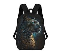sinyumoney Galactic Leopard Portrait Zaino Scolastico Borsa Da Lavoro Borsa Per Laptop Resistente Per Campus Attività All'aperto Viaggi Sport 17inch