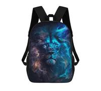 sinyumoney Galactic Lion Majesty Zaino Scolastico Per Bambini, Zaino Casual Da Viaggio Per Ragazzi E Ragazze, Zaino Da Giorno Di Grande Capacità 17inch