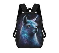 sinyumoney Galactic Llama Art Print-1 Zaino Scolastico Stampato in 3D, Borse Scolastiche Per Ragazzi E Ragazze, Zaino Per Laptop Per Bambini/studenti/adulti 17inch