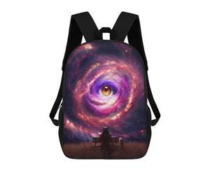 sinyumoney Galactic Meditation Serenity in Space Zaino Scolastico Per Bambini Stampato in 3D, Zaini Da Viaggio Ad Alta Capacità, Borse Per Libri, Zaini Scolastici Per Bambini 17inch
