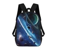 sinyumoney Galactic Odyssey Zaino Scolastico Per Bambini Alla Moda Casual Zaini Per Bambini Stampati in 3D Borse Scolastiche Per Ragazzi Zaino Grande 17inch