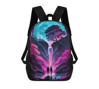 sinyumoney Galactic Odyssey Zaino Scolastico Per Bambini, Zaino Casual Da Viaggio Per Ragazzi E Ragazze, Zaino Da Giorno Di Grande Capacità 17inch