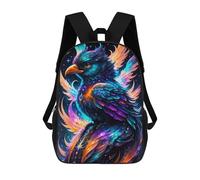 sinyumoney Galactic Phoenix Artwork Zaino Scolastico Stampato in 3D, Borse Scolastiche Per Ragazzi E Ragazze, Zaino Per Laptop Per Bambini/studenti/adulti 17inch