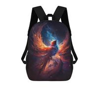 sinyumoney Galactic Phoenix Rise -1 Zaini Per Bambini Zaino Scolastico Borsa Scolastica Stampata in 3D Borsa Scolastica Per Ragazzi Studenti Delle Scuole Elementari E Medie 17inch