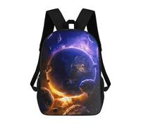 sinyumoney Galactic Planet Orbiting Asteroids Zaini, Zaino Per Bambini, Borsa Scolastica Per Studenti, Zaini Da Viaggio Stampati in 3D, Zaino Accessorio Moda, Zaini Impermeabili Per Bambini 17inch
