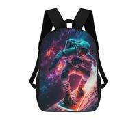 sinyumoney Galaxy Surfing Astronaut Zaino Scolastico Per Bambini, Zaino Casual Da Viaggio Per Ragazzi E Ragazze, Zaino Da Giorno Di Grande Capacità 17inch