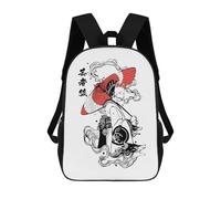 sinyumoney Geisha Kitsune Mask Zaino Scolastico Stampato in 3D, Borse Scolastiche Per Ragazzi E Ragazze, Zaino Per Laptop Per Bambini/studenti/adulti 17inch
