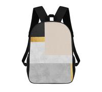 sinyumoney Geometric Shapes XIII Zaino Per Bambini, Borsa Scolastica Per Ragazzi E Adolescenti, Regalo, Zaino Da Viaggio, Zaino Scolastico, Borsa Per Libri 17inch
