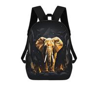 sinyumoney Geometric Style Elephant Zaino Scolastico Alla Moda Per Studenti, Adatto A Ragazzi E Ragazze, Ideale Per Viaggi All'aperto E Attività Ricreative. 17inch