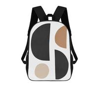 sinyumoney Geometric Traits 9 Zaino Scolastico Per Bambini Stampato in 3D Per Bambini, Zaini Da Viaggio, Borse Per Libri Per Ragazzi, Studenti Delle Scuole Elementari 17inch