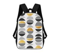 sinyumoney Geometry II Zaino Scolastico Per Ragazze 17inch Zaino Casual Leggero Per Ragazzi E Ragazze, Zaino Per Studenti Delle Scuole Medie