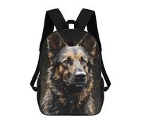 sinyumoney German Shepherd Dog Cool Zaino Per Bambini, Borsa Scolastica Per Ragazzi E Adolescenti, Regalo, Zaino Da Viaggio, Zaino Scolastico, Borsa Per Libri 17inch