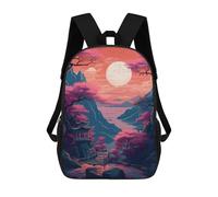 sinyumoney Gesù Cristo Poster Zaini Scuola Per Bambini, Borsa Scuola Stampato 3D Per Ragazzi Studenti Della Scuola Elementari E Del Collegio, Fantasy Nature Japan 04, 17"