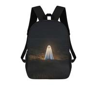 sinyumoney Ghost in Field at Night Zaino Per La Scuola Stampato in 3D Borsa Scolastica Per Ragazzi E Ragazze Zaino Per Bambini Zaino Da Viaggio 17inch