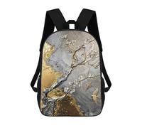 sinyumoney Gilded Natures Symphony Zaino Impermeabile Per Computer, Zaino Per Campus, Attività All'aperto, Viaggi E Sport 17inch