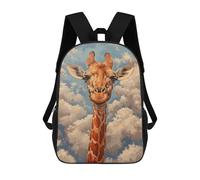 sinyumoney Giraffe Portrait Clouds Zaini Casual Per Bambini, Borse Scolastiche Per Ragazzi E Ragazze, Zaini Per Libri, Zaini 17inch