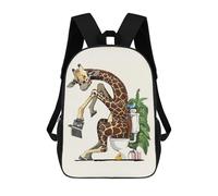 sinyumoney Giraffe Using The Toilet Zaino, Borsa Scolastica Stampata in 3D, Borsa Per Il Pranzo Scolastico, Zaino Da Viaggio, Zaino Per Amici, Zaino Scolastico Per Ragazze E Ragazzi 17inch
